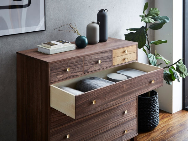 脚付き桐チェスト　COPA-1004　ＤＢ