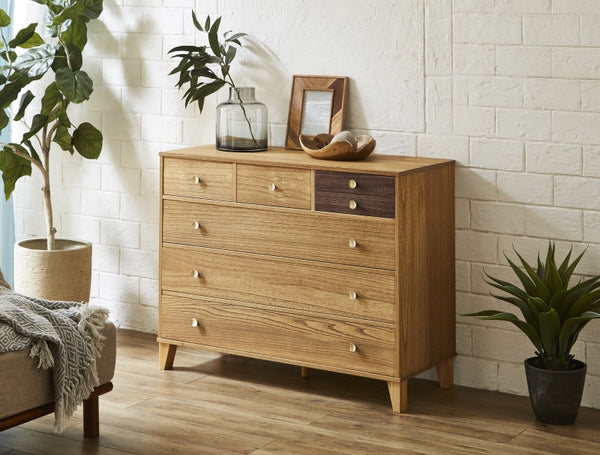 脚付き桐チェスト　COPA-1004　NA