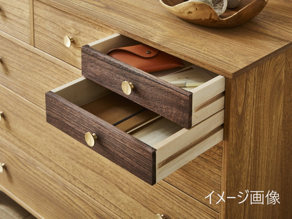 脚付き桐チェスト　COPA-1004　ＤＢ